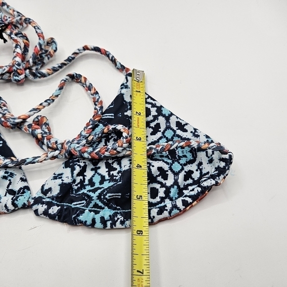 NWT Gypsy 05 Multi Aqua Bikini top only size small - Picture 8 of 9